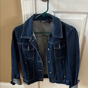 NY Collection Indigo Denim Jacket